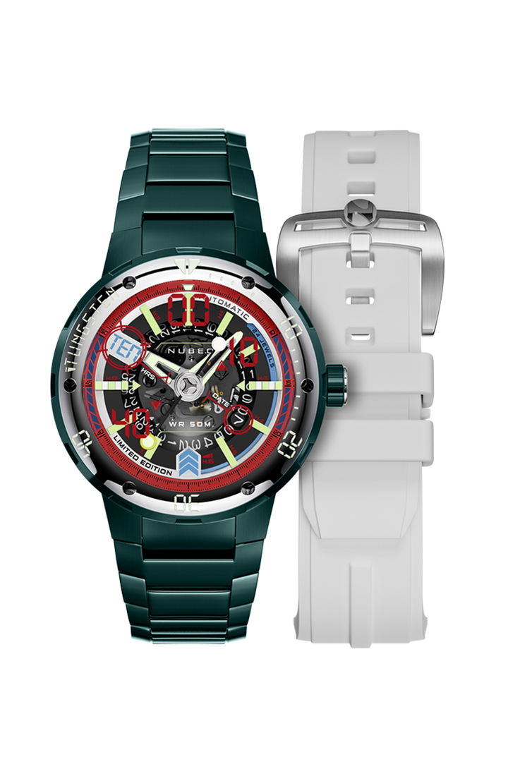 Mariner 9 Automatic Limited Edition Green /Stainless Steel | Black Dial