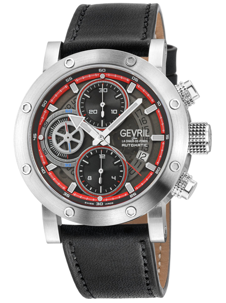 Flat Iron - Chronograph Swiss Made Automatic Chronograph, 42mm Stainless Steel, 
