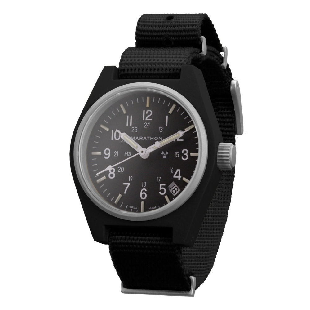 General Purpose Quartz Black Sterile/Def Std | Matte Black Dial