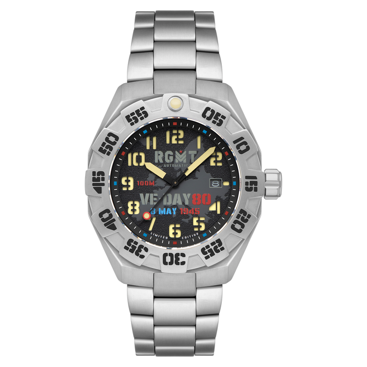 FIELD MASTER AUTOMATIC VE-DAY 80TH LIMITED EDITION BLACK / STAINLESS STEEL | Bla