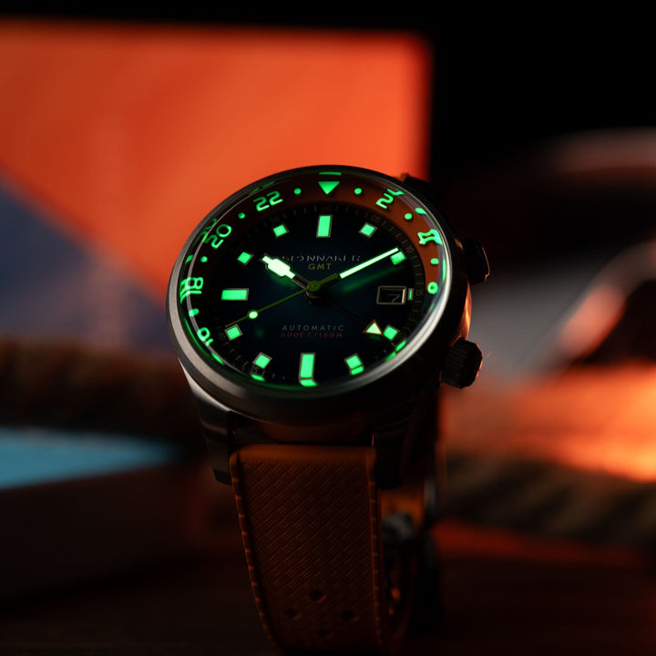 Bradner GMT Automatic Blue/Stainless Steel | Blue Dial