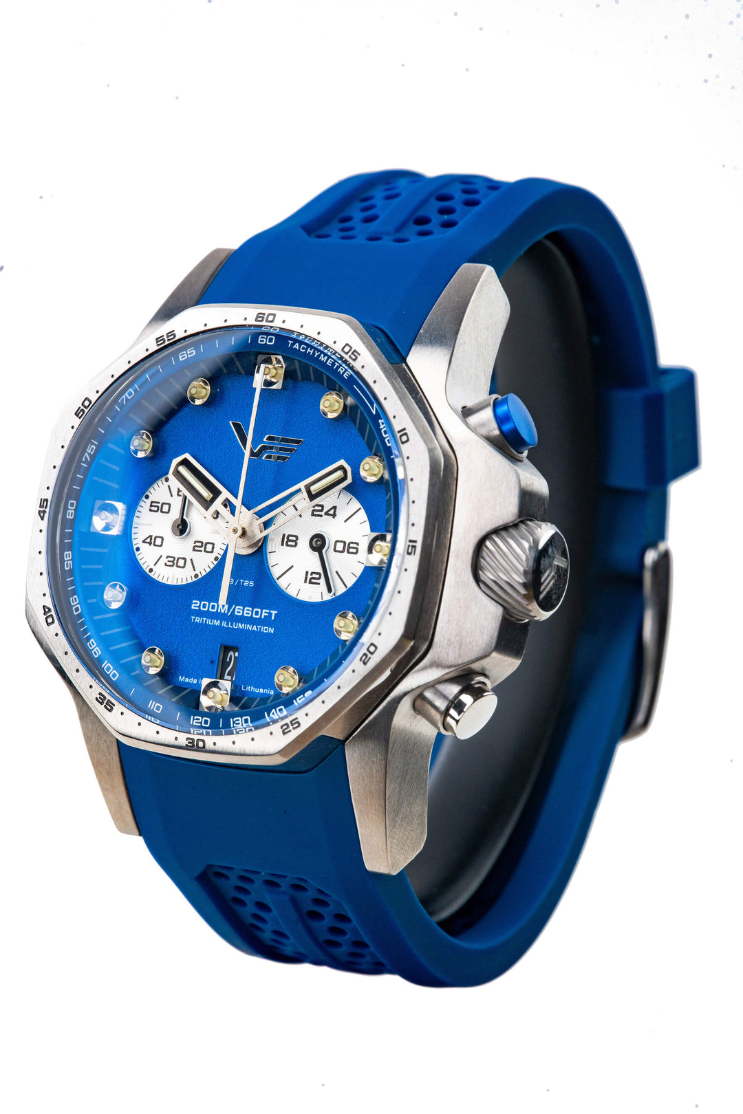 Atomic Age Sakharov Blue dial / Blue Leather Blue Dial
