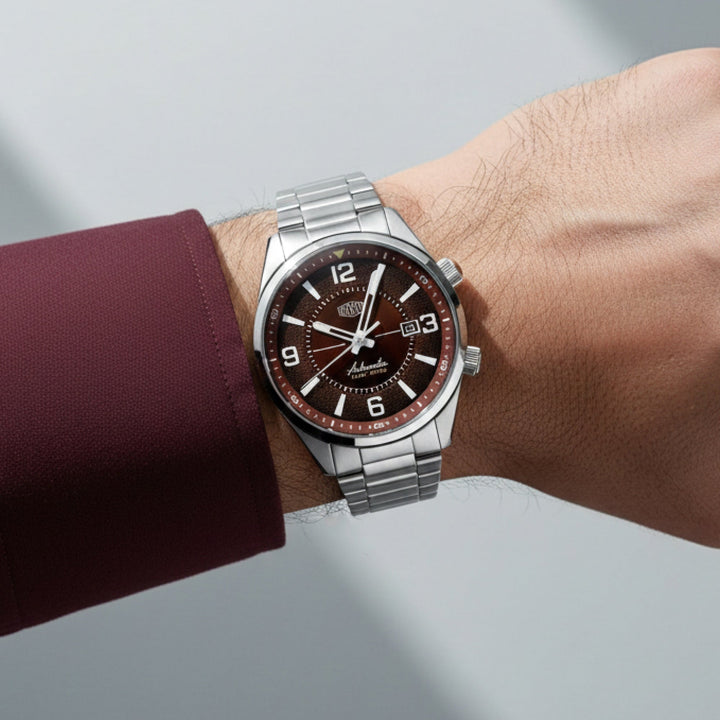 Ascensus Automatic Brown / Stainless Steel | Brown Dial