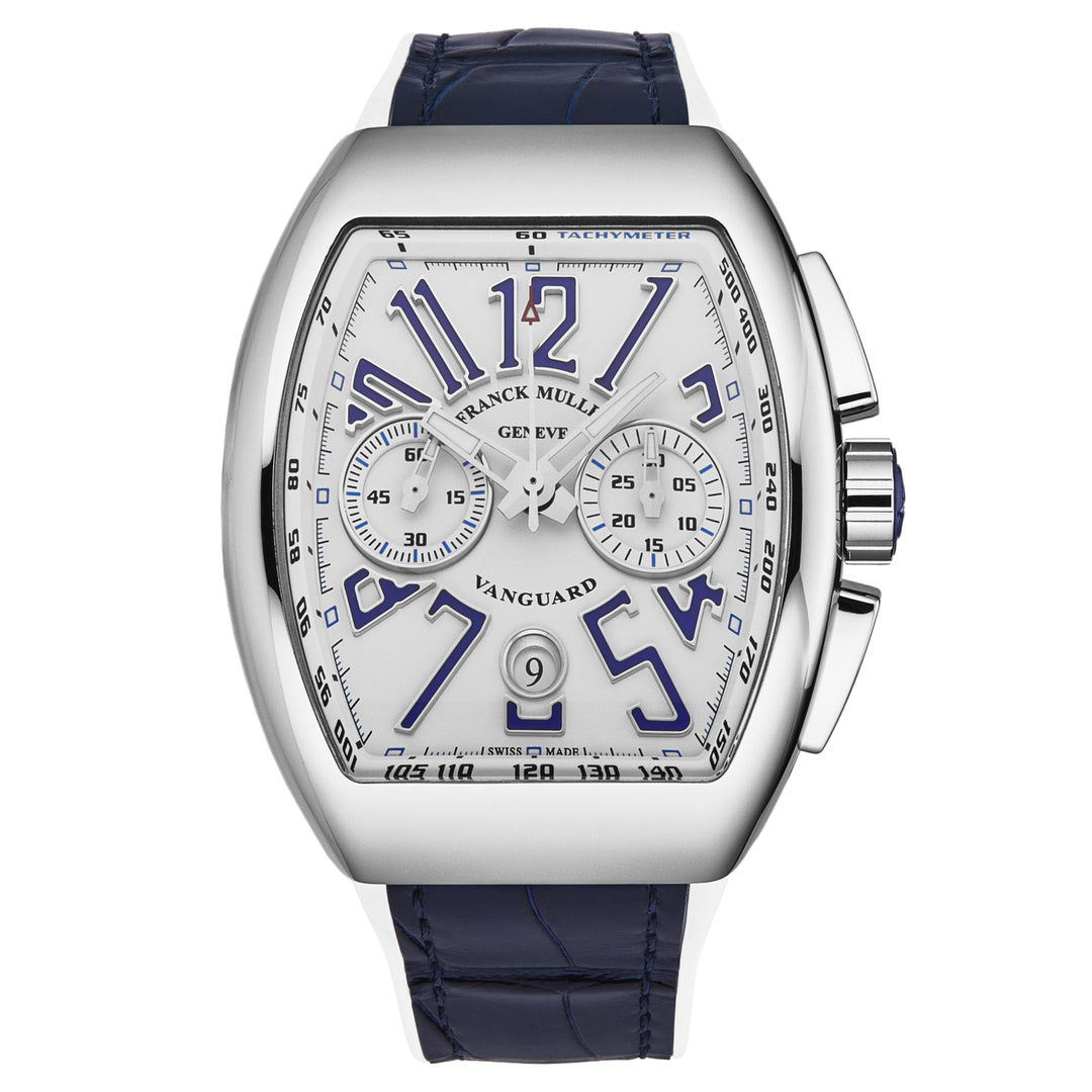 Vanguard 45CCWHTBLU-2 / White | White Dial