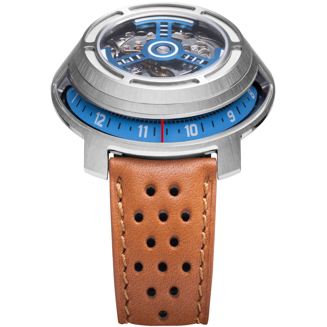 Invertor II Automatic Tan Blue Blue Dial
