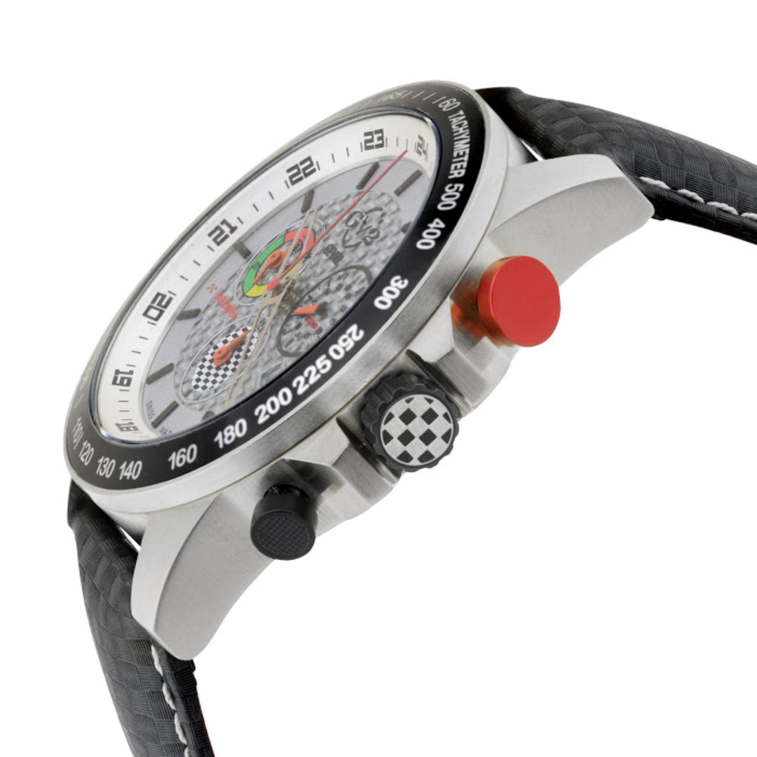 Scuderia GV2 by Gevril Carbon Fiber Dial Chronograph alarm Watch Swiss Made