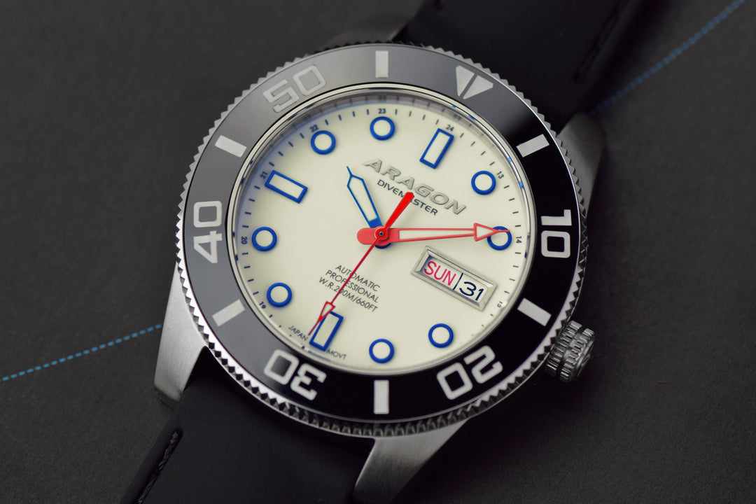 Divemaster 42 NH36 Automatic White Lume Dial | White Lume Dial Dial