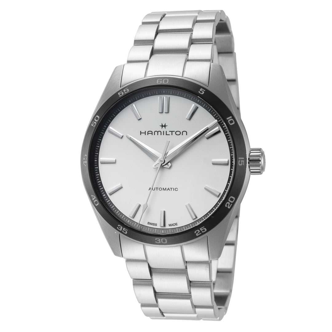 Jazzmaster 38 mm / White / Silver White Dial