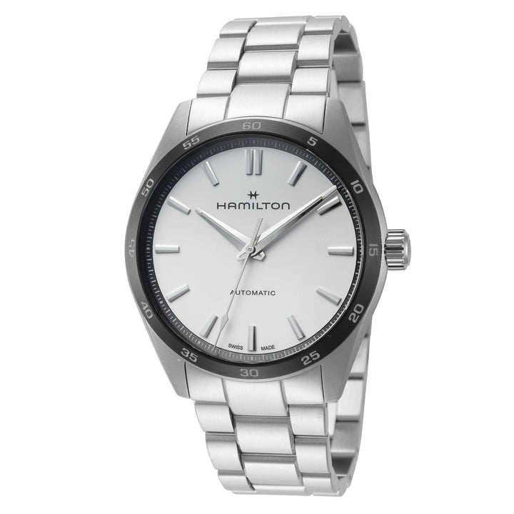Jazzmaster 38 mm / White / Silver White Dial