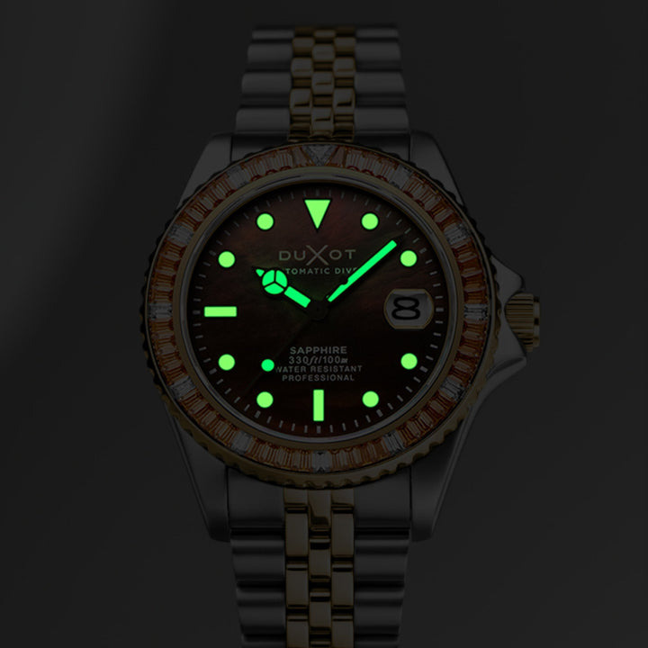 Atlantica 40 Rainbow Automatic Brown / Stainless Steel | Brown Dial