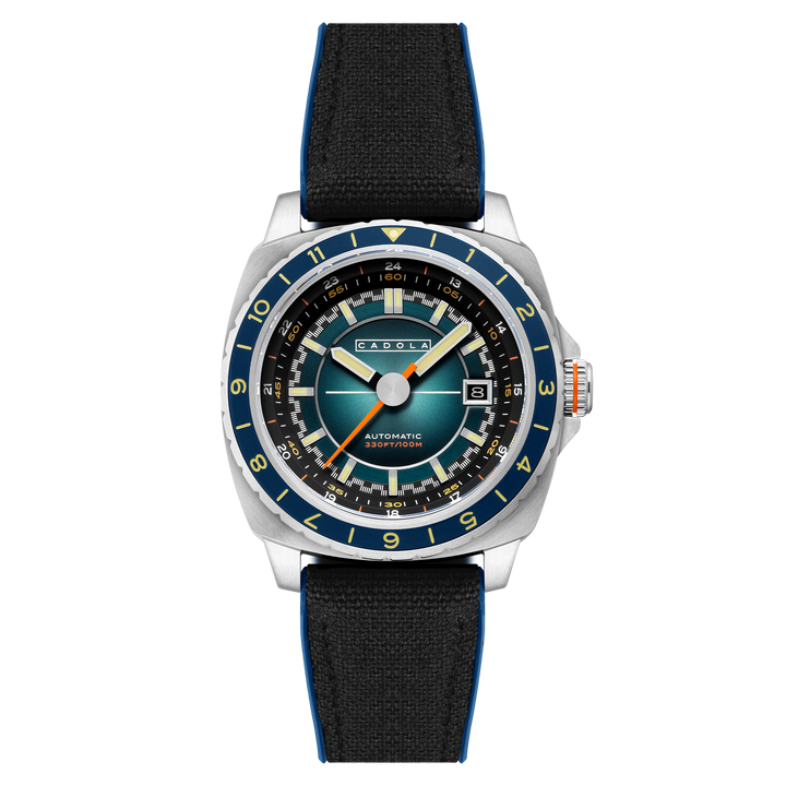 Overdrive Automatic Blue / Black Canvas Blue Dial