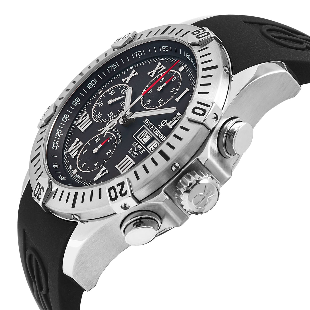 Air speed 16071.6837 / Black | Black Dial