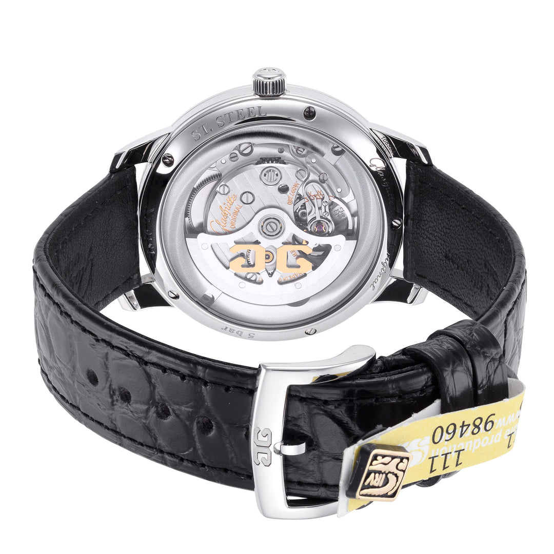 Senator Auto 40mm / Silver / Silver Silver Dial