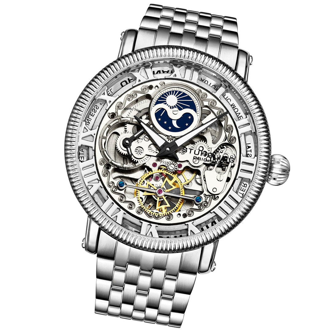 Special Reserve Automatic 48mm Skeleton Silver Silver/Stainless Steel | Silver D