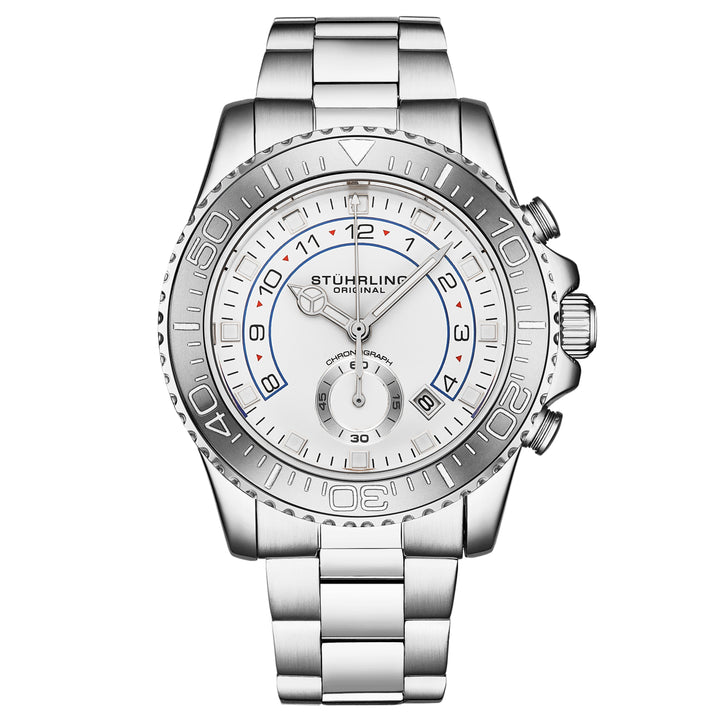 Aquadiver 3966 Silver/Stainless Steel | White Dial