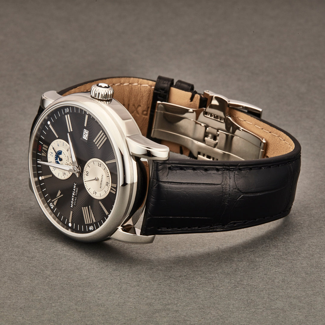 4810 DualTme 114858 / Black | Black Dial