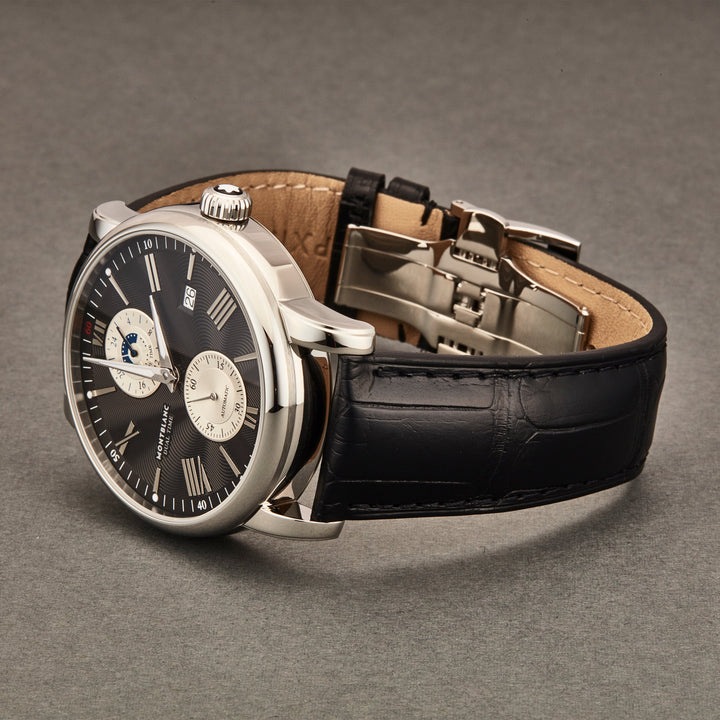 4810 DualTme 114858 / Black | Black Dial