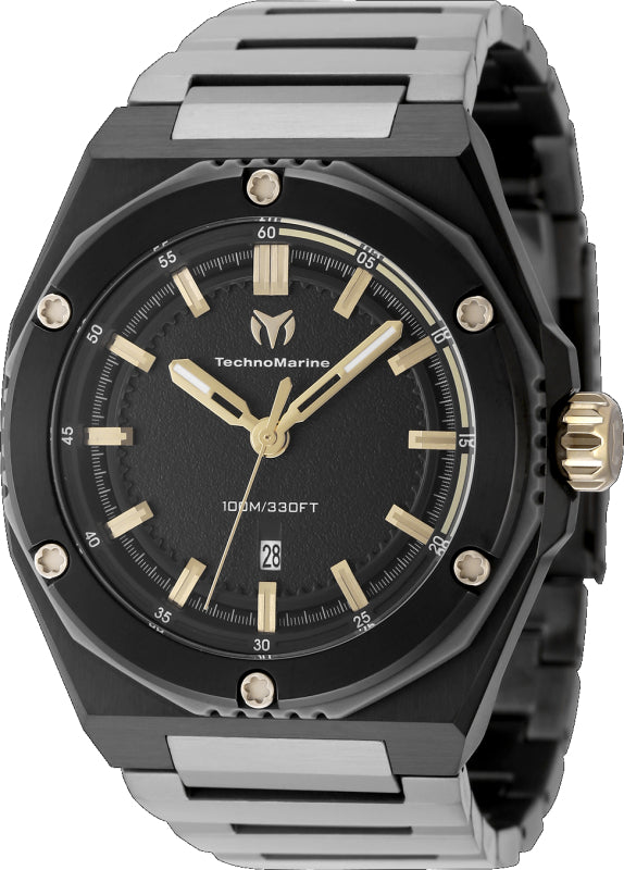 Coral Legacy 45mm / Black / Grey Black Dial