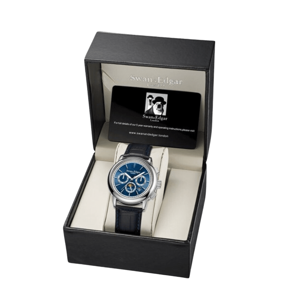 Opulent Automatic Blue/Leather Blue Dial