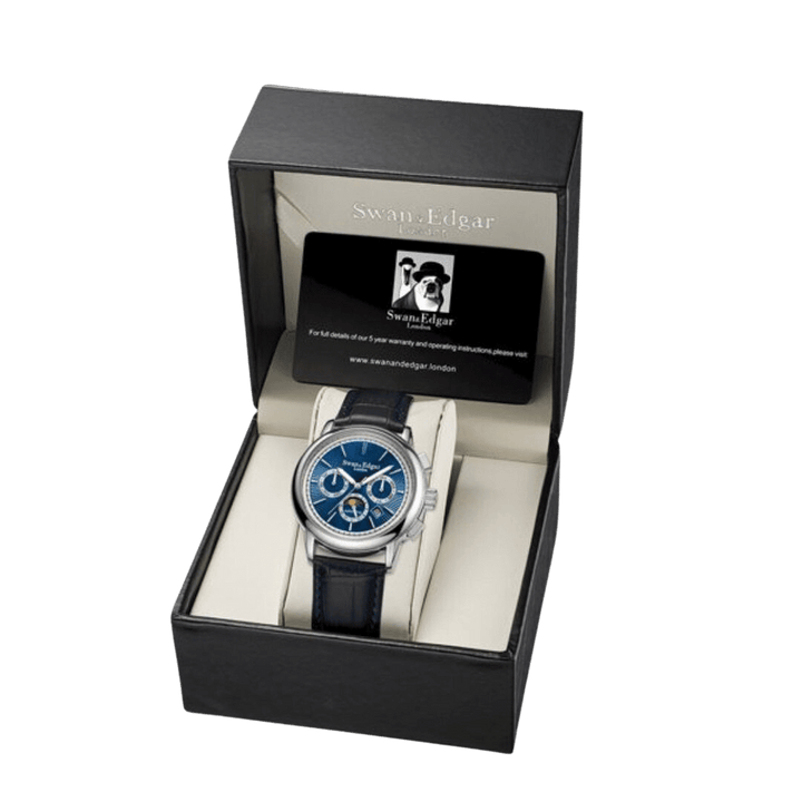 Opulent Automatic Blue/Leather Blue Dial