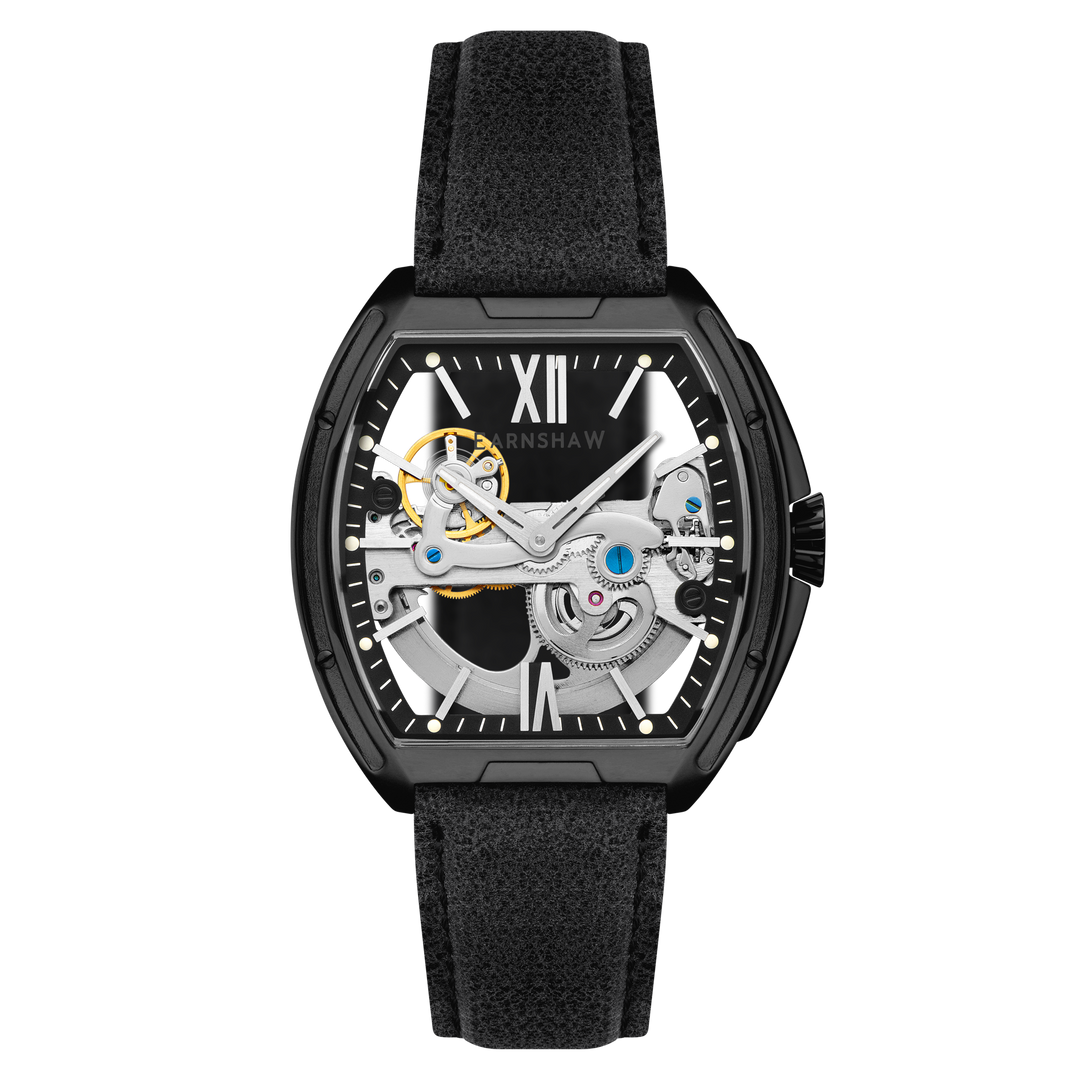 Nobility Knightsbridge Automatic Black / Leather | Black Dial