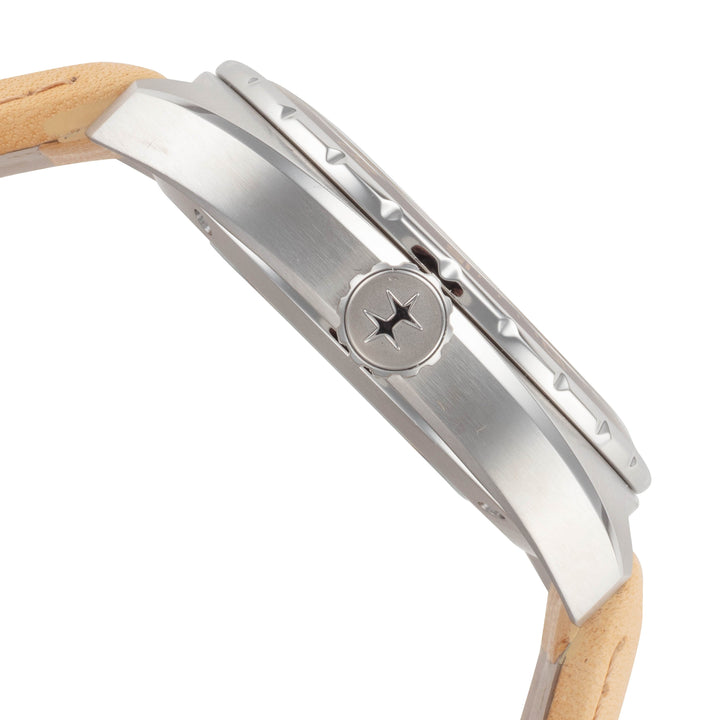 American Classic Beige dial / Beige Leather Strap Beige Dial