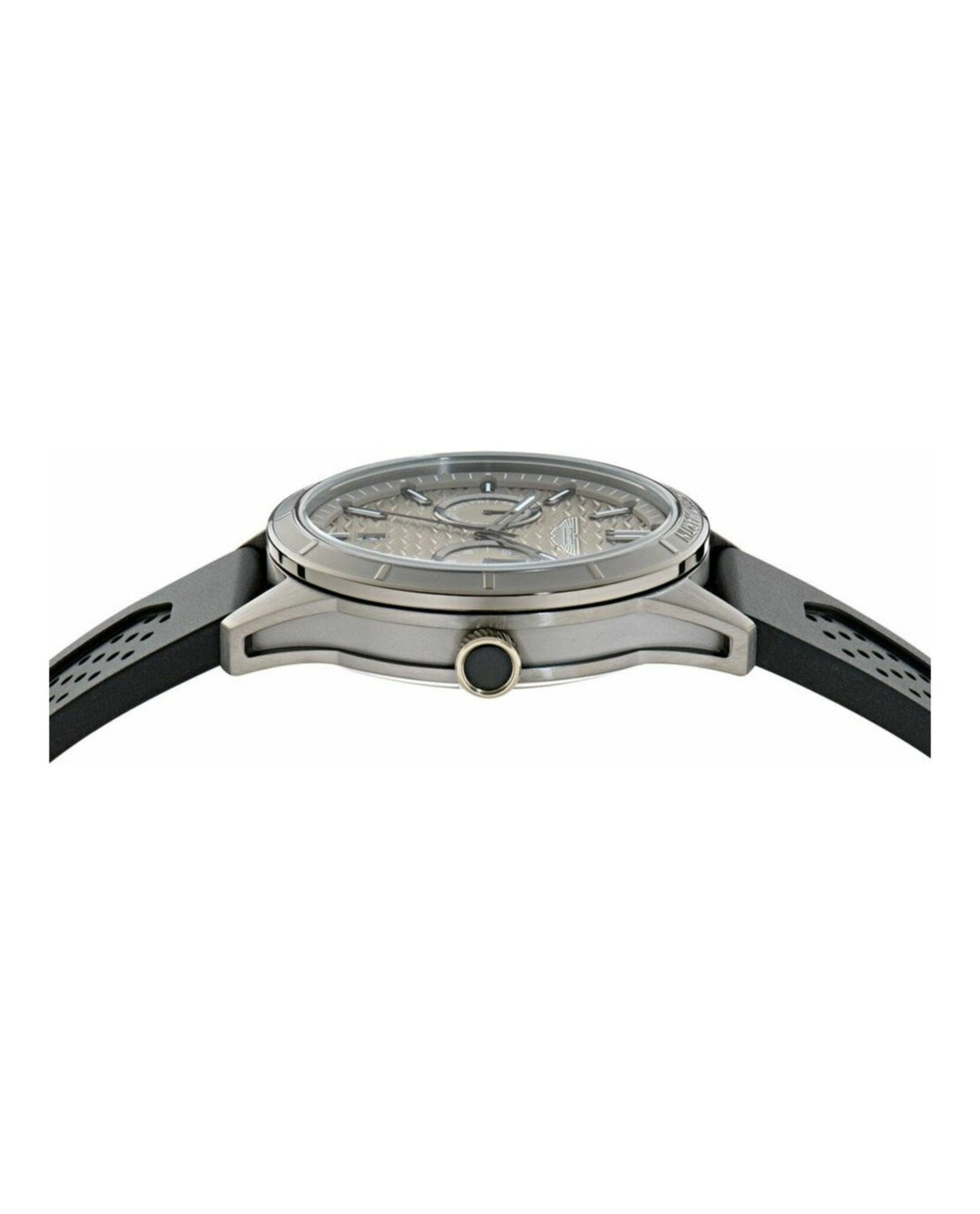 HDL Gunmetal IP/Black Silicone Strap Gray Dial