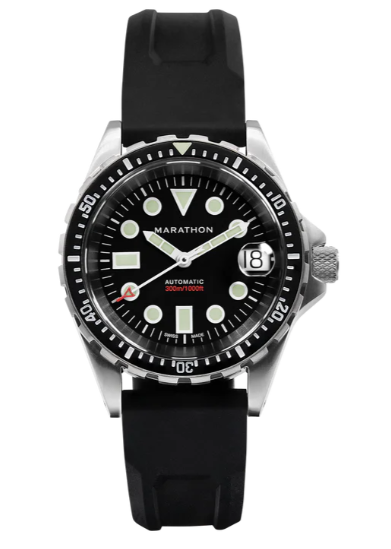 36mm OSAR-D 36mm Original SAR w/ Date on 3-Piece Rubber Strap Kit (OSAR-D) | Bla