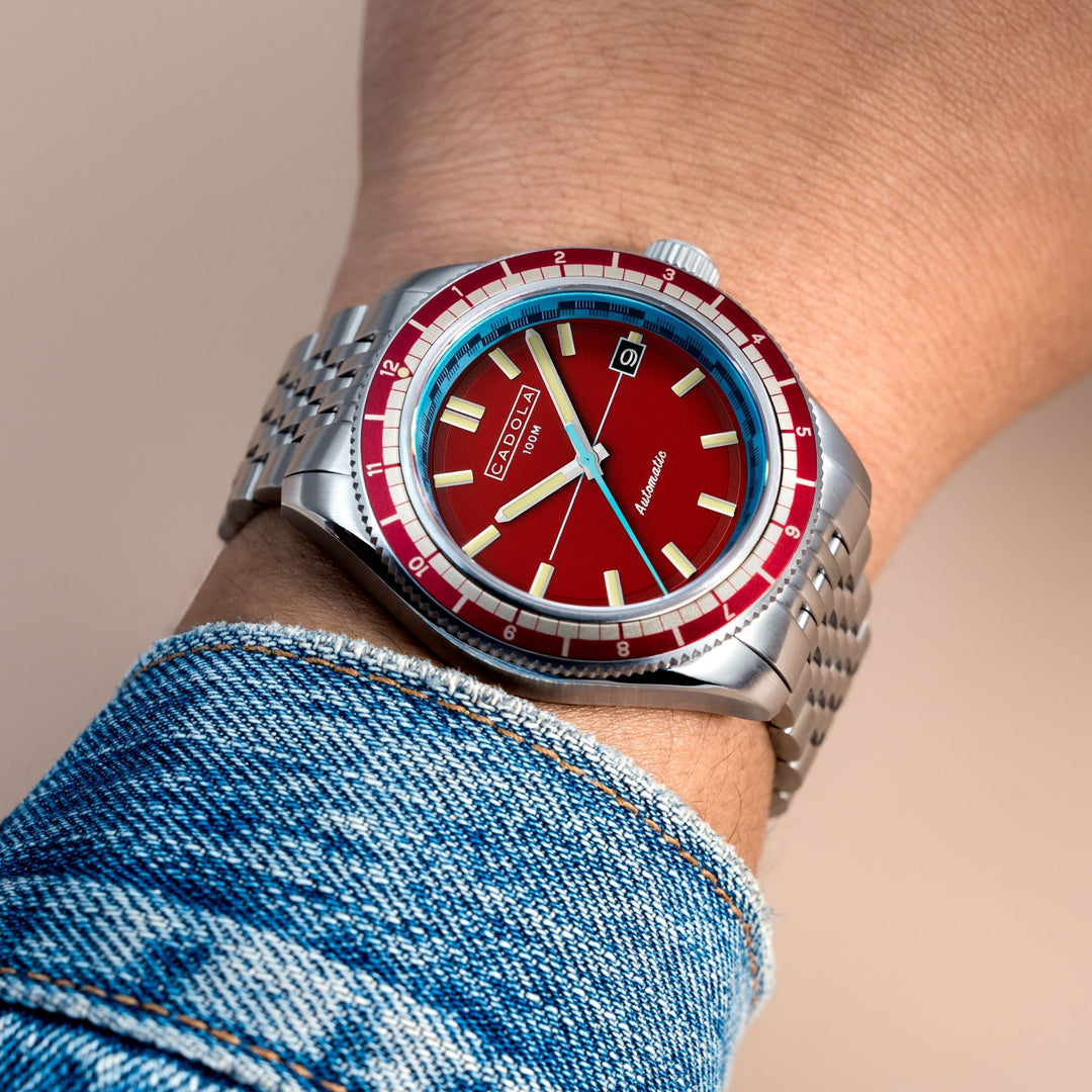 Ahrens Automatic Red / Stainless Steel | Red Dial