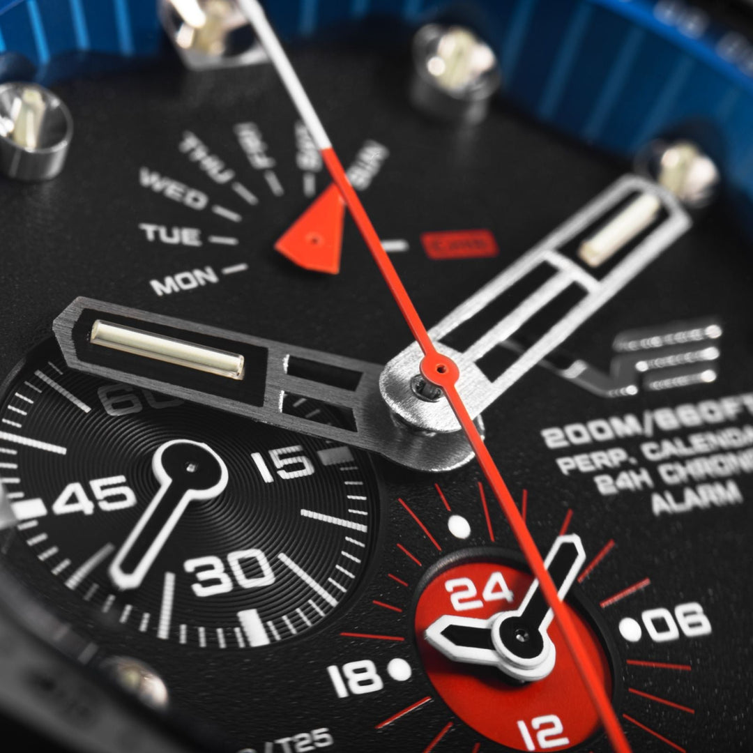 ATOMIC AGE OPPENHEIMER Blue/Leather | Blue Dial
