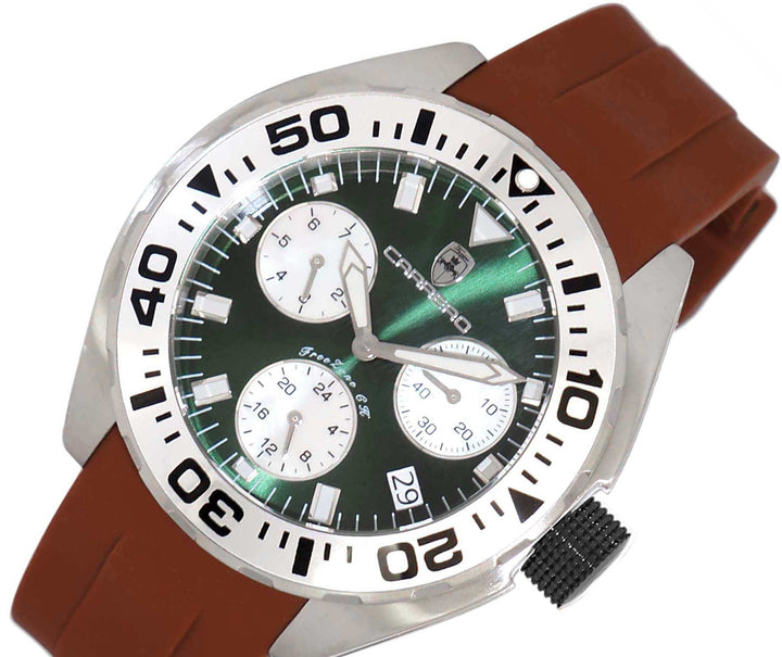 FreeZone-CH Green / Brown | Green Dial