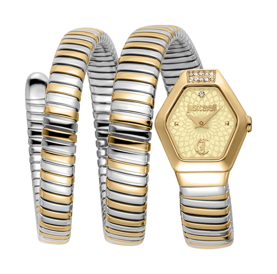 Snake 22.5mm / Champagne / Silver and Gold Champagne Dial