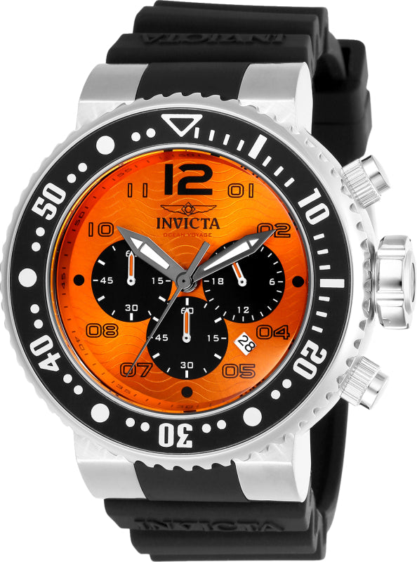 Pro Diver 52mm / Black and Orange / Black Orange-Black Dial