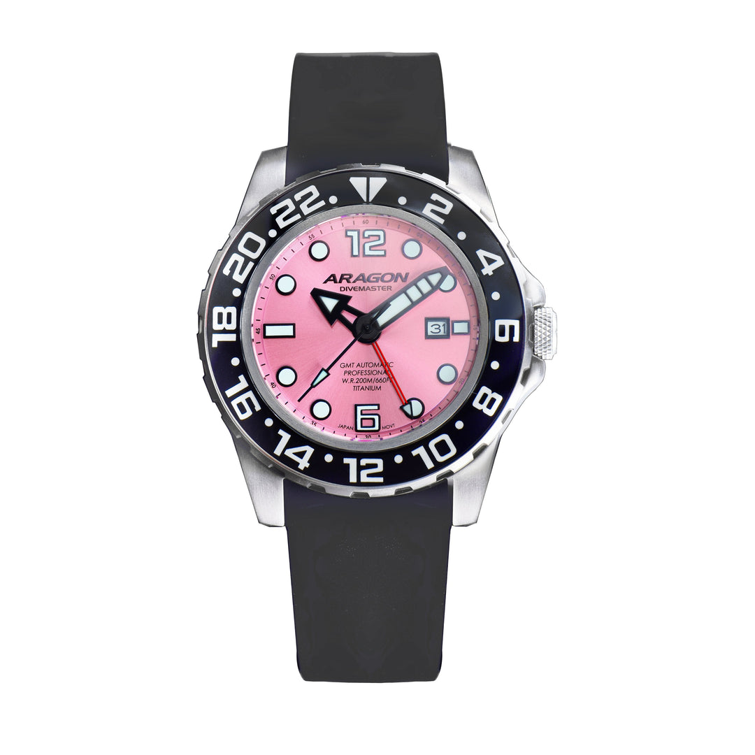 Divemaster TI GMT 50mm LE Pink Dial | Pink Dial