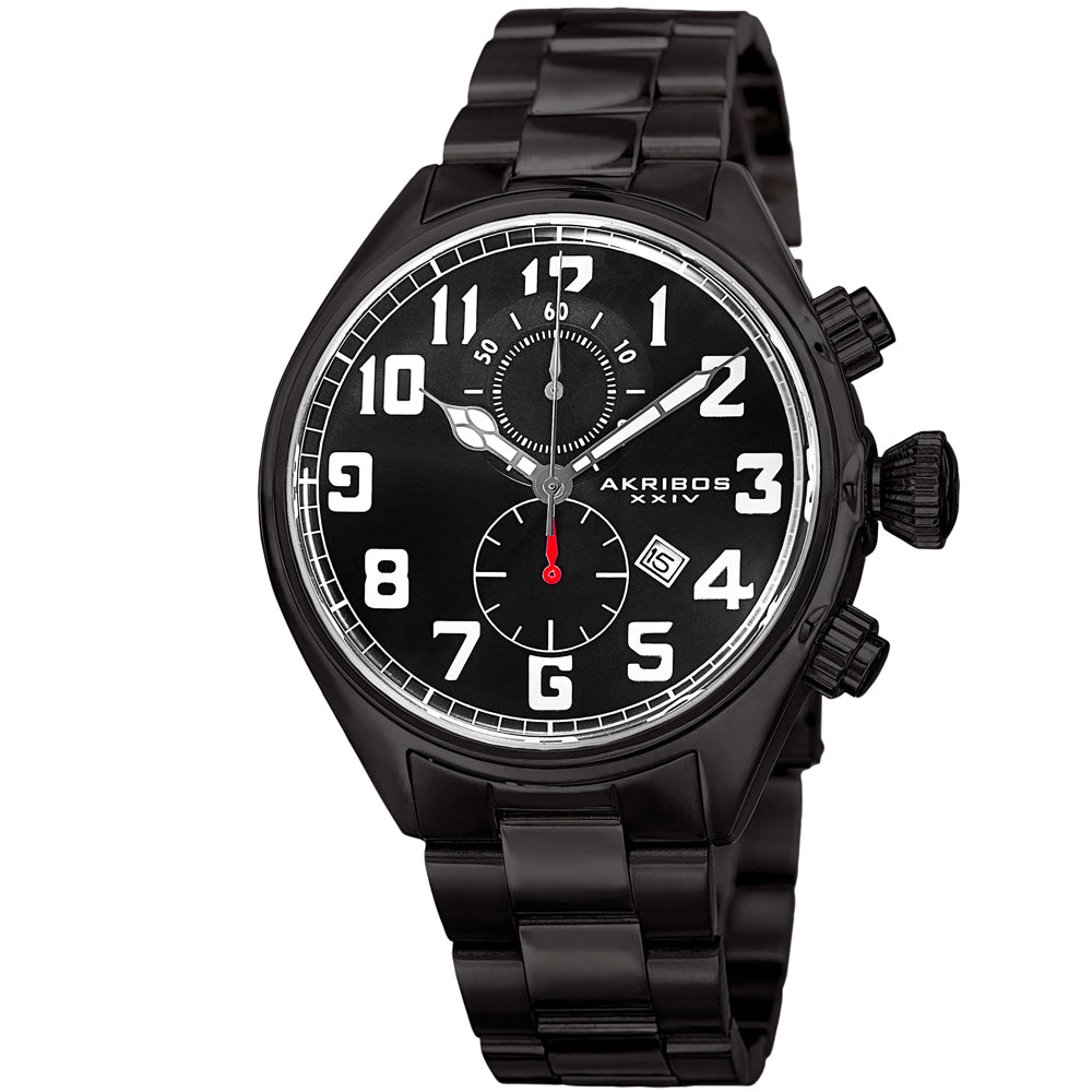 Casual Black/Stainless Steel | Black Dial