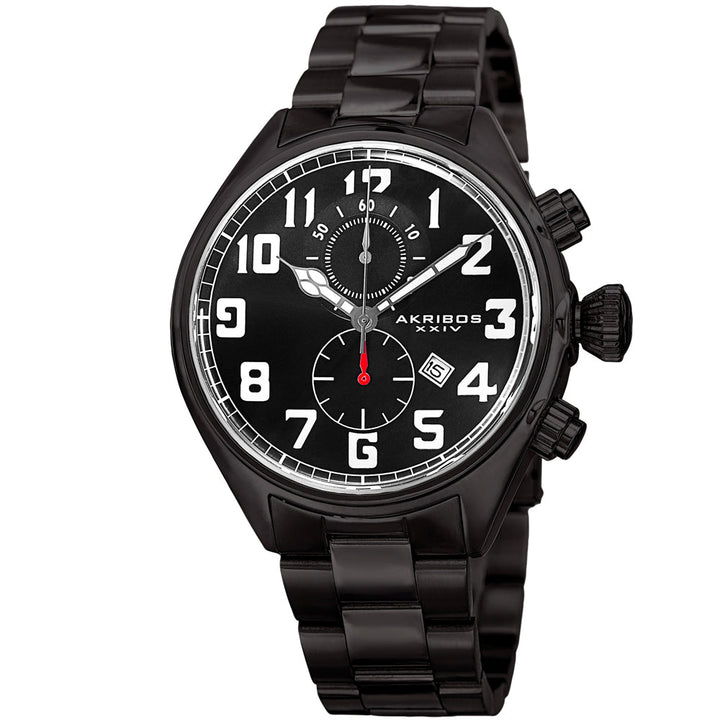 Casual Black/Stainless Steel | Black Dial