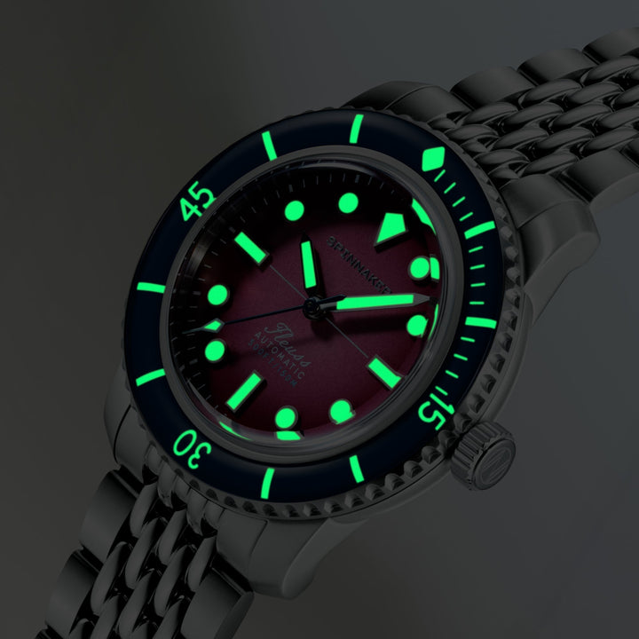 Fleuss 40 Automatic Purple / Stainless Steel Purple Dial