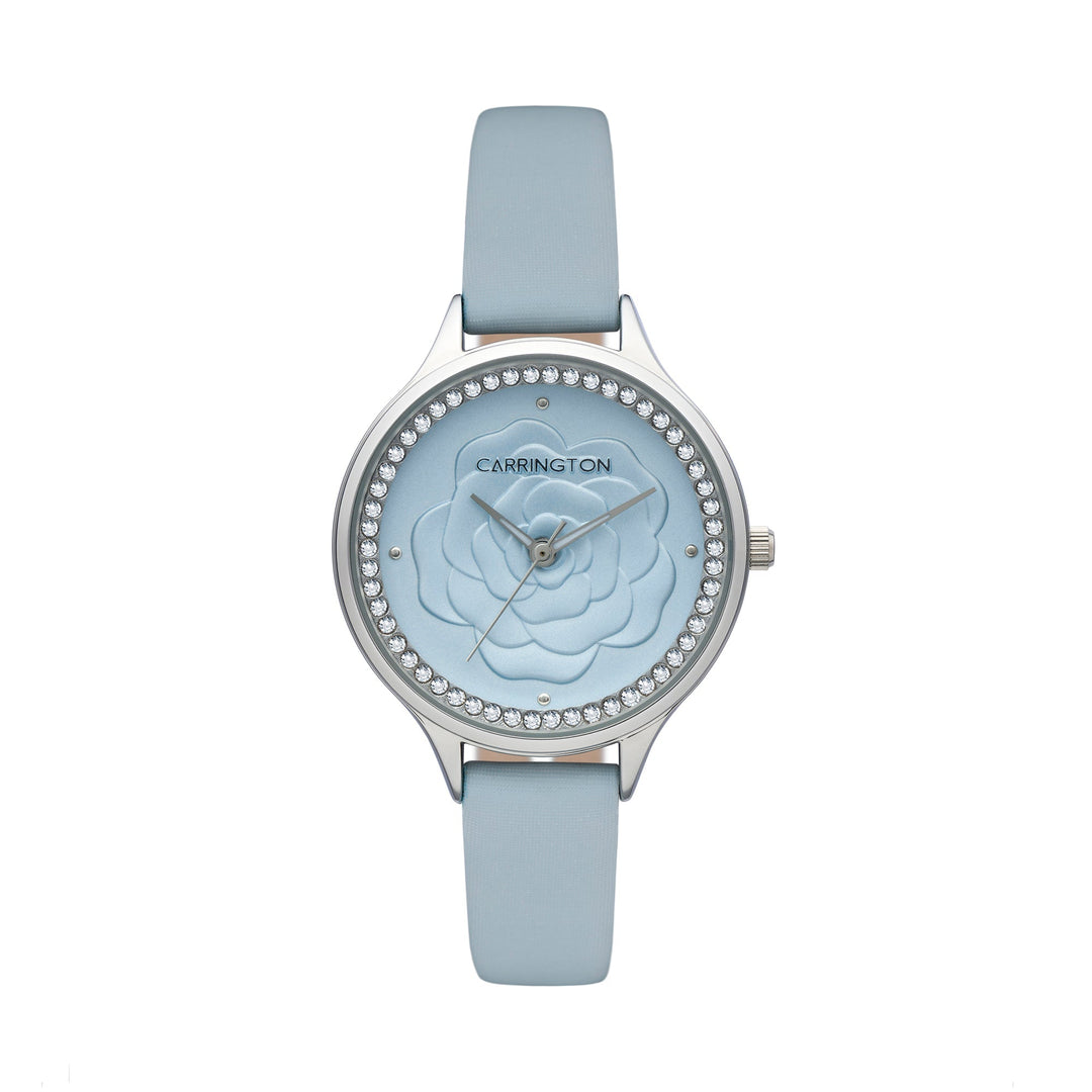 Elsie Light Blue / Leather | Blue Dial