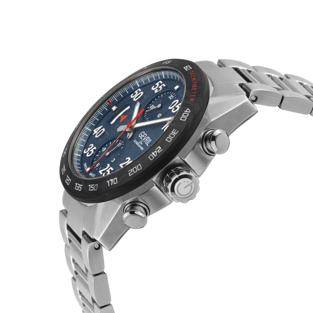 Ascari - Chronograph Swiss made Automatic Chrono Sellita SW500 forged carbon bez