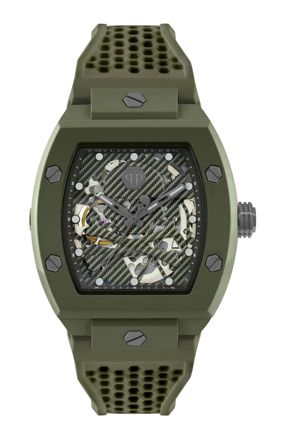 The Skeleton Ecoceramic Green / Silicone | Green Dial