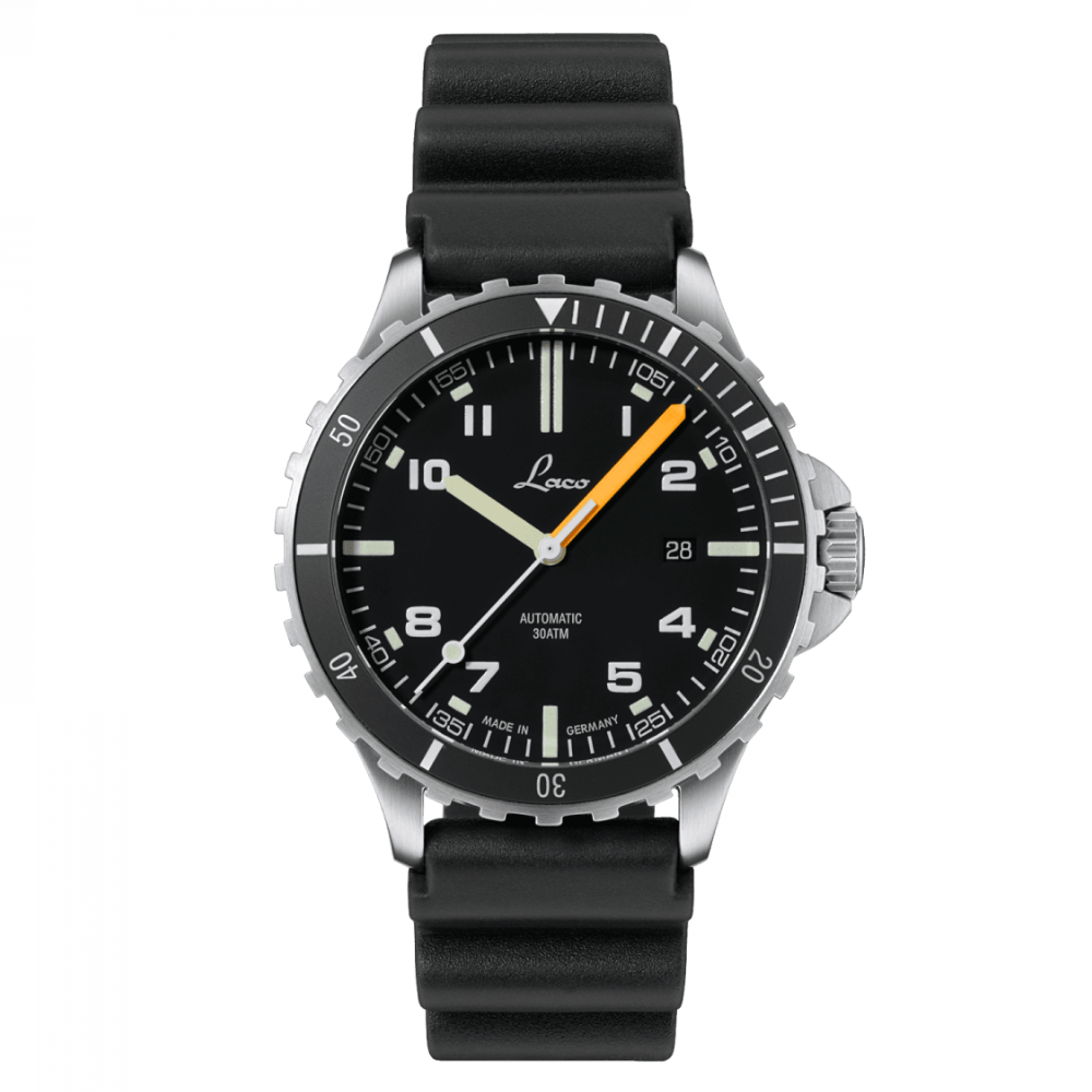 Himalaya Rubber Strap Black Dial