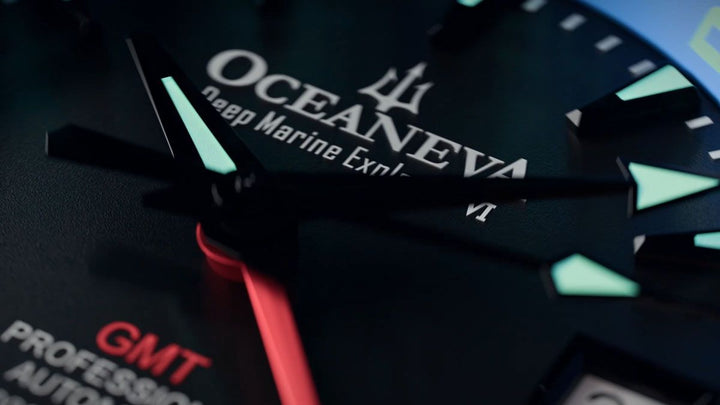 Deep Marine Explorer VI 6000M - GMT True Dive Blue/RedGMT Black Dial