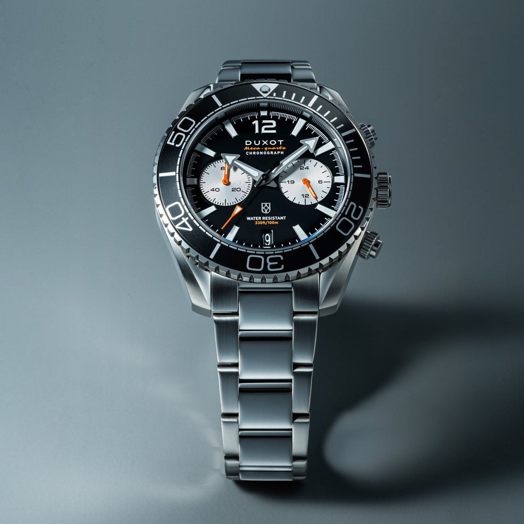 Tiburon Chronograph Black / Stainless Steel | Black Dial