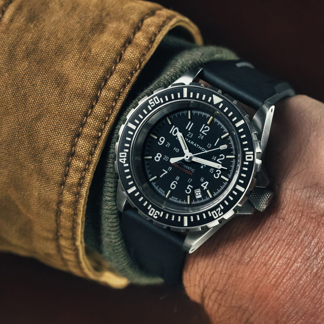 Dive SS/BKSS 3PC RUBBER (WW194006SS-0130) | Black Dial