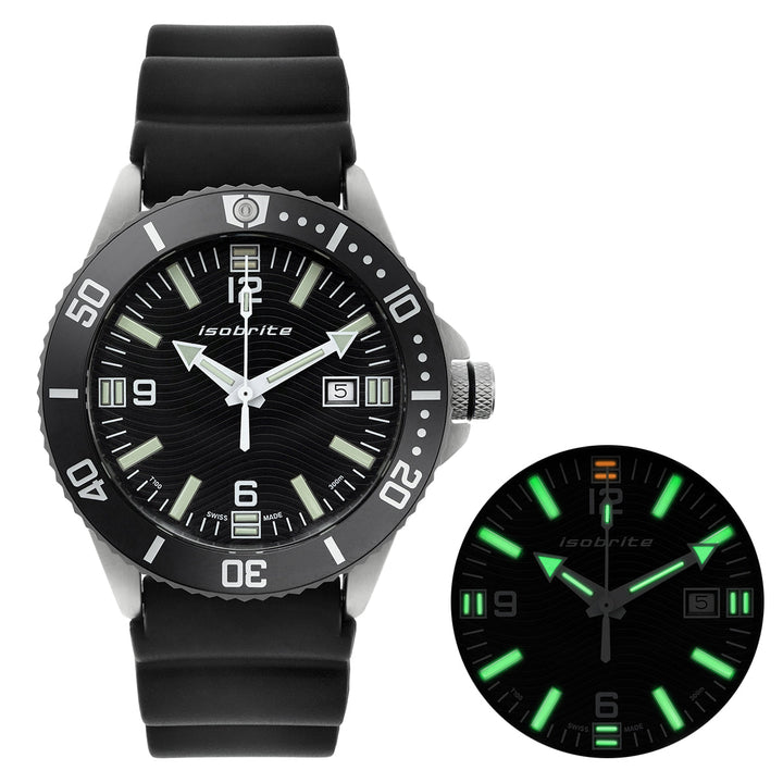 Naval Series T100 Tritium Markers Black Dial