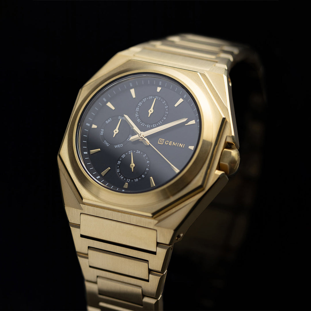 Ferro Gold Gold | Black Dial