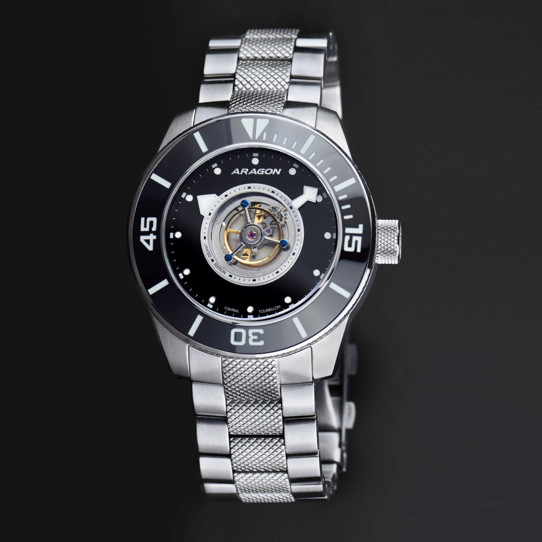 Divemaster Central Tourbillon Automatic 50mm - Black Dial | Black Dial
