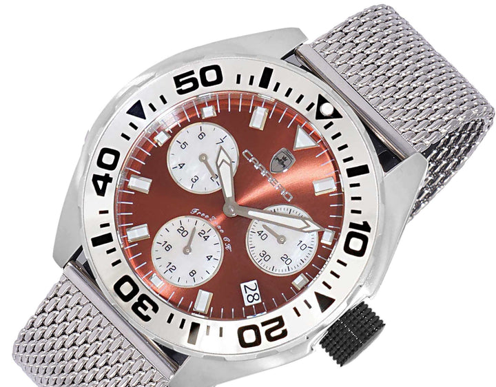 FreeZone-CH Brown/ Mesh band Brown Dial
