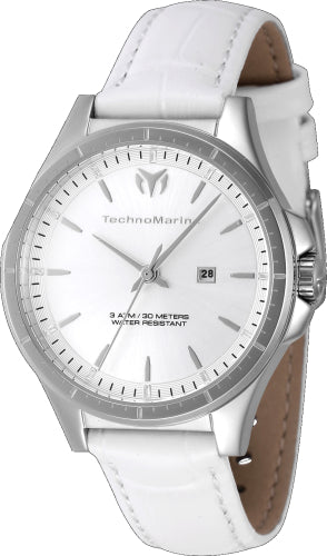 Moonsun 36mm / Silver / White | Silver Dial