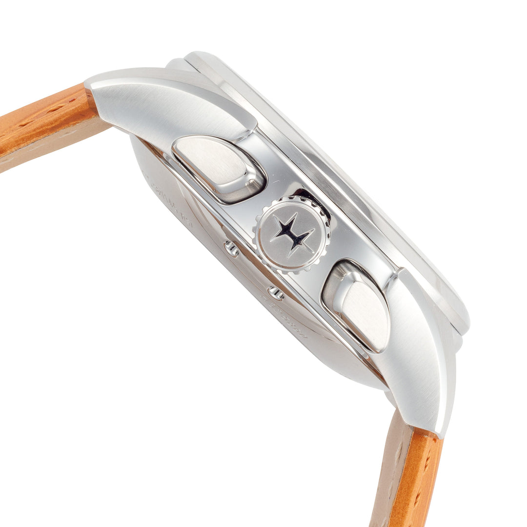 JAZZMASTER 42mm / Silver / Brown Silver Dial